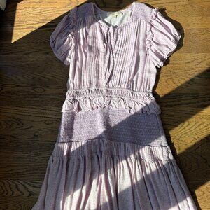 Loveshackfancy lilac minidress, size S